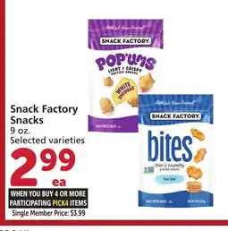 Albertsons Snack Factory Snacks offer