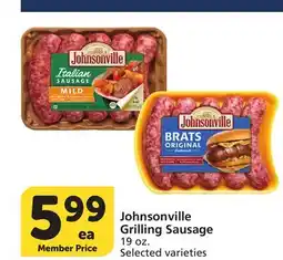 Albertsons Johnsonville Grilling Sausage offer