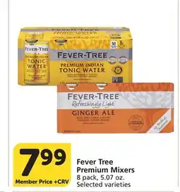 Albertsons Fever Tree Premium Mixers offer