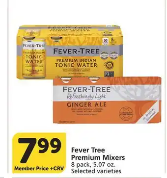 Albertsons Fever Tree Premium Mixers offer
