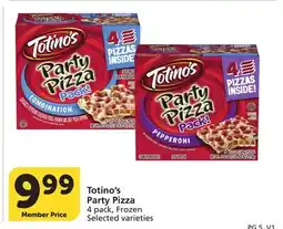 Albertsons Totino's Party Pizza offer