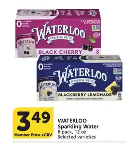 Albertsons WATERLOO Sparkling Water offer