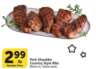 Albertsons Pork Shoulder Country Style Ribs offer