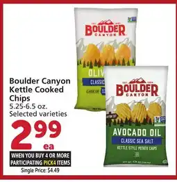 Albertsons Boulder Canyon Kettle Cooked Chips offer