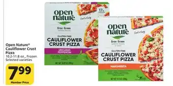 Albertsons Open Nature Cauliflower Crust Pizza offer
