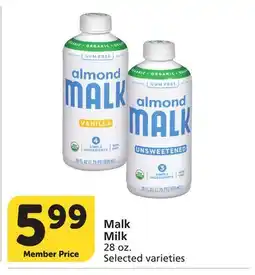 Albertsons Malk Milk offer