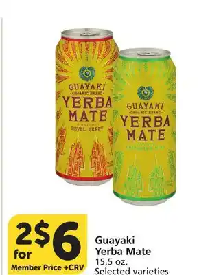 Albertsons Guayaki Yerba Mate offer