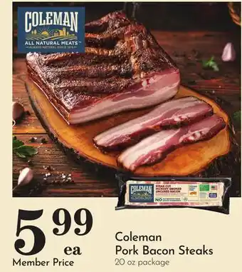 Pavilions Coleman Pork Bacon Steaks offer