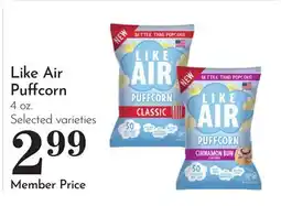 Pavilions Like Air Puffcorn offer