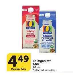 Albertsons O Organics Milk offer