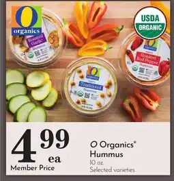 Pavilions O Organics Hummus offer