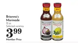 Pavilions Brianna's Marinade offer