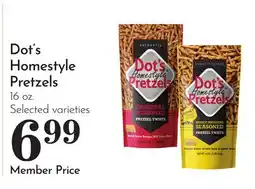 Pavilions Dot's Homestyle Pretzels offer
