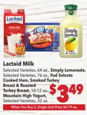Vallarta Supermarkets Lactaid Milk offer