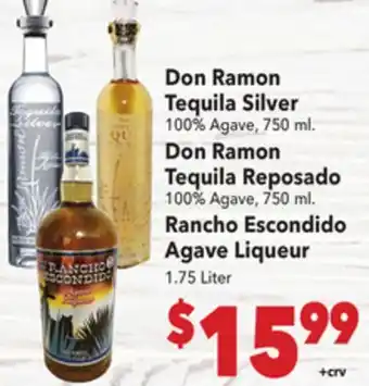 Vallarta Supermarkets Don Ramon Tequila Silver offer
