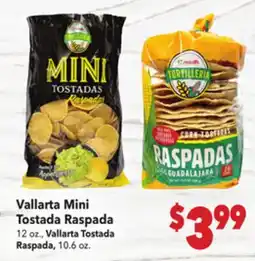 Vallarta Supermarkets Vallarta Mini Tostada Raspada offer