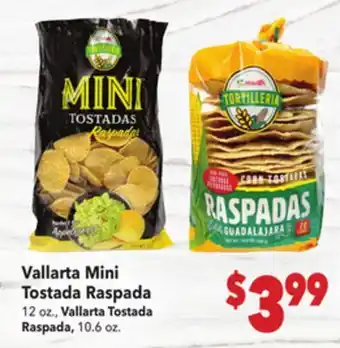 Vallarta Supermarkets Vallarta Mini Tostada Raspada offer