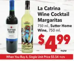 Vallarta Supermarkets La Catrina Wine Cocktail Margaritas offer