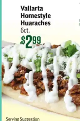 Vallarta Supermarkets Vallarta Homestyle Huaraches offer