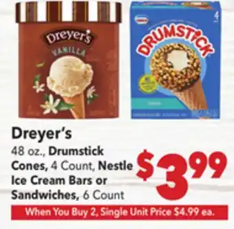 Vallarta Supermarkets Dreyer's offer