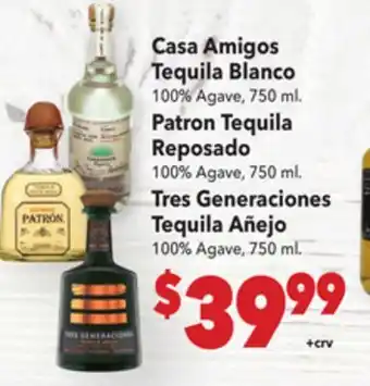 Vallarta Supermarkets Casa Amigos Tequila Blanco offer