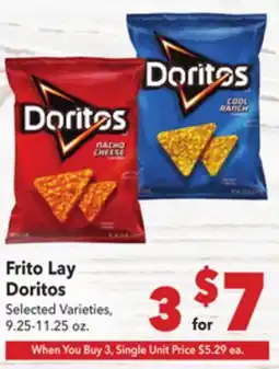 Vallarta Supermarkets Frito Lay Doritos offer