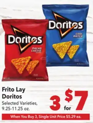 Vallarta Supermarkets Frito Lay Doritos offer