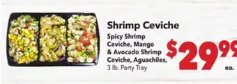 Vallarta Supermarkets Shrimp Ceviche offer