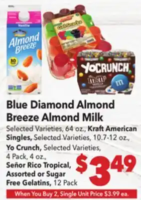 Vallarta Supermarkets Blue Diamond Almond Breeze Almond Milk offer
