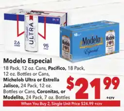 Vallarta Supermarkets Modelo Especial offer