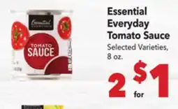 Vallarta Supermarkets Essential Everyday Tomato Sauce offer