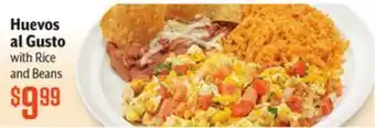 Vallarta Supermarkets Huevos al Gusto / with Rice and Beans offer