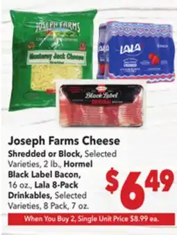 Vallarta Supermarkets Joseph Farms Cheese offer