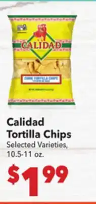 Vallarta Supermarkets Calidad Tortilla Chips offer