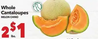 Vallarta Supermarkets Whole Cantaloupes/MELON CHINO offer