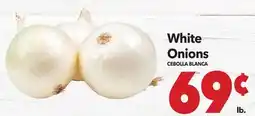 Vallarta Supermarkets White Onions / CEBOLLA BLANCA offer