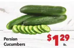 Vallarta Supermarkets Persian Cucumbers offer