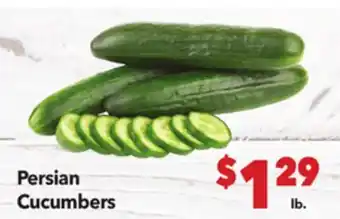 Vallarta Supermarkets Persian Cucumbers offer