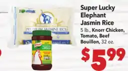 Vallarta Supermarkets Super Lucky Elephant Jasmin Rice offer