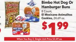 Vallarta Supermarkets Bimbo Hot Dog Or Hamburger Buns offer