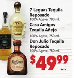 Vallarta Supermarkets Leguas Tequila Reposado offer