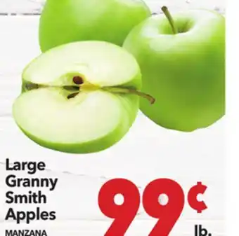 Vallarta Supermarkets Large Granny Smith Apples / MANZANA offer