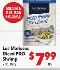 Vallarta Supermarkets Los Mariscos Diced P & D Shrimp offer
