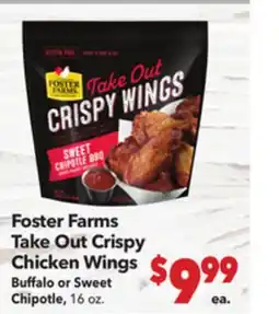 Vallarta Supermarkets Foster Farms Take Out Crispy Chicken Wings offer