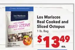 Vallarta Supermarkets Los Mariscos Real Cooked and Sliced Octopus offer