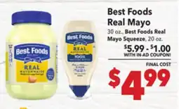 Vallarta Supermarkets Best Foods Real Mayo offer