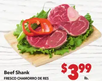 Vallarta Supermarkets Beef Shank / FRESCO CHAMORRO DE RES offer
