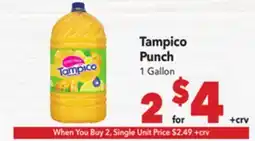 Vallarta Supermarkets Tampico Punch offer