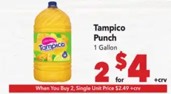 Vallarta Supermarkets Tampico Punch offer