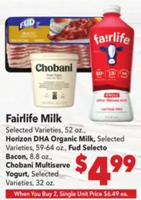 Vallarta Supermarkets Fairlife Milk offer
